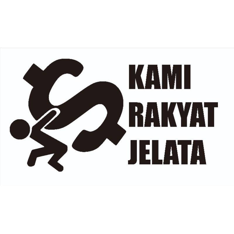viral stiker rakyat jelata