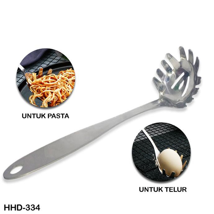 SENDOK PASTA perlengkapan masak stainless - HHD-334