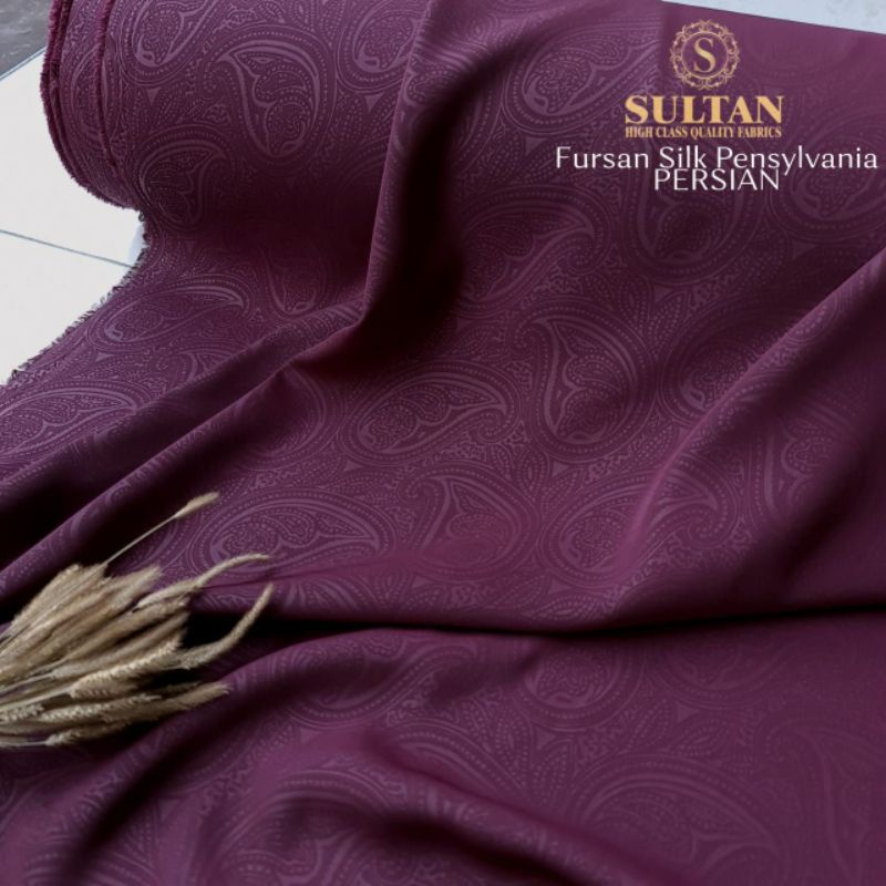 Kain Abaya Sultan Furusiyah Silk Emboss PERSIAN