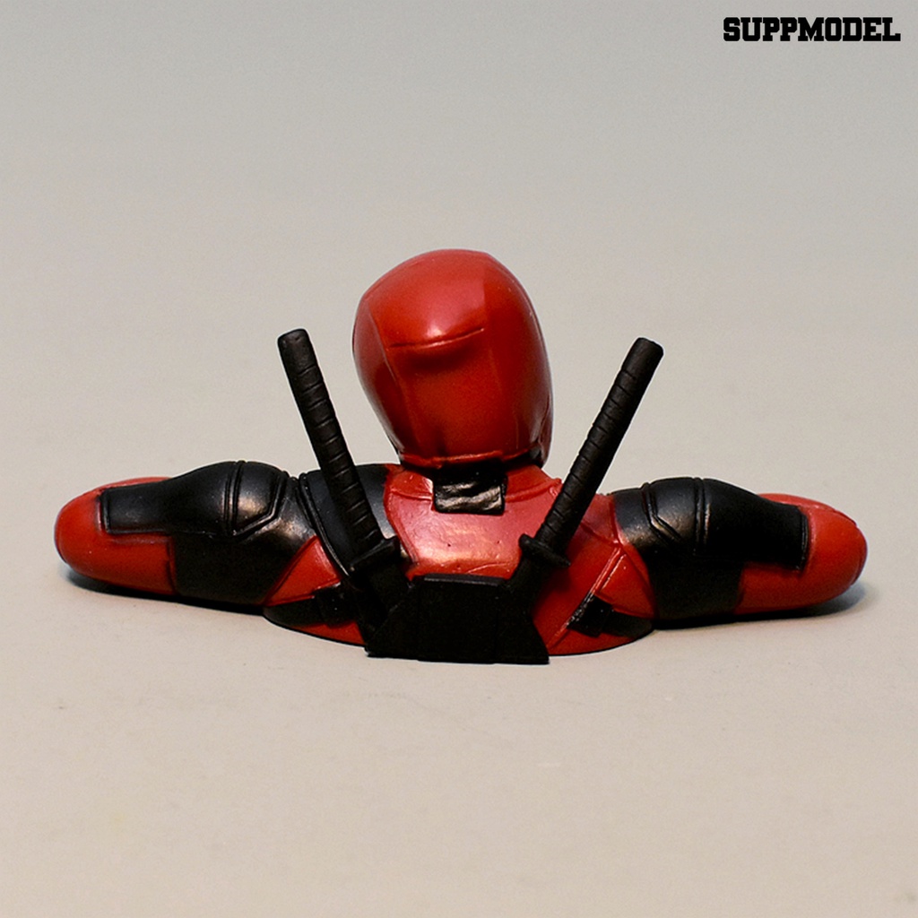 Action Figure Model Kartun Deadpool X-men Untuk Dekorasi