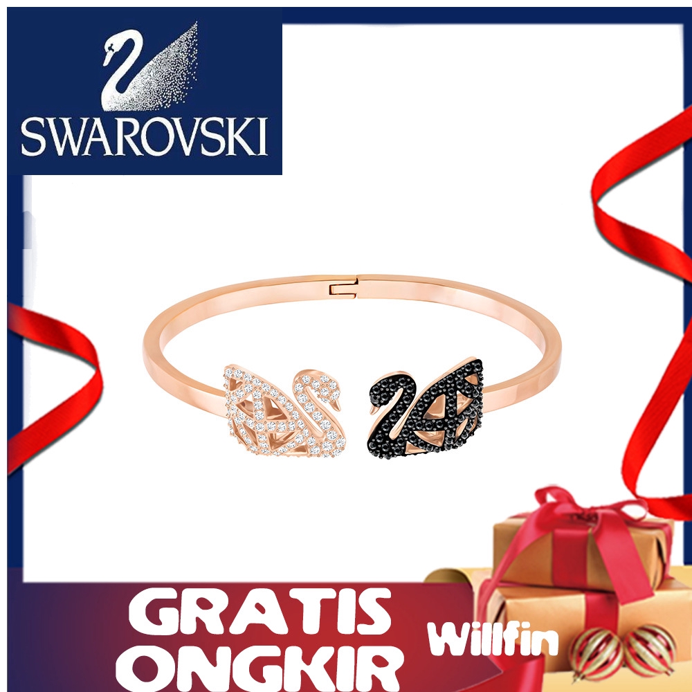 SWA Gelang  FACET SWAN  Swans LouKong Bracelet Kristal 