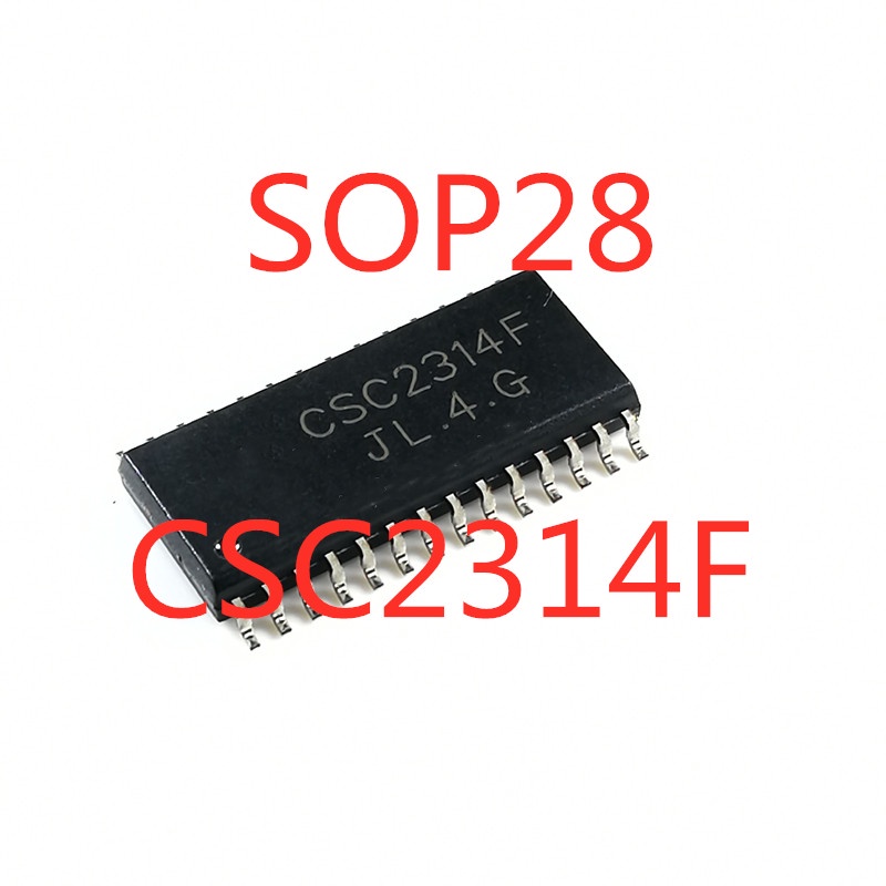 [xqx] 5pcs/lot CSC2314F CSC2314 SOP-28 SMD audio amplifier chip Dalam Stok Baru Asli IC