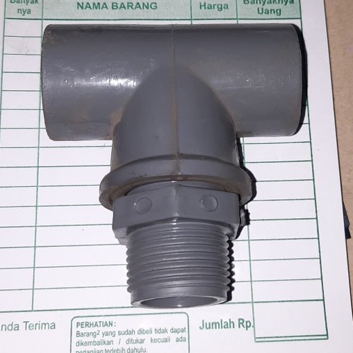 Faucet Tee drat Luar ½” ¾” 1”  tee drat luar 3/4 x 1/2 tee drat luar 3/4 x 1/2  tee drat luar 1/2 x 
