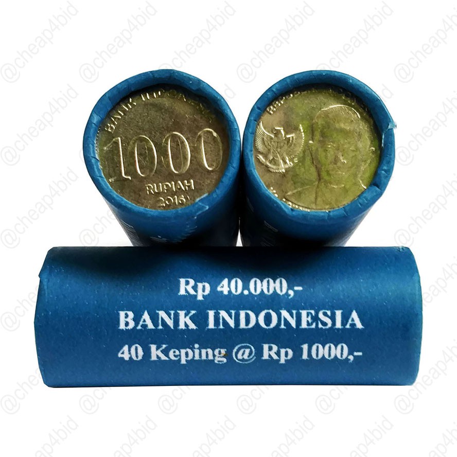 KOIN 1.000 RUPIAH 2016 - 1 ROLL / ROL - 40 KEPING