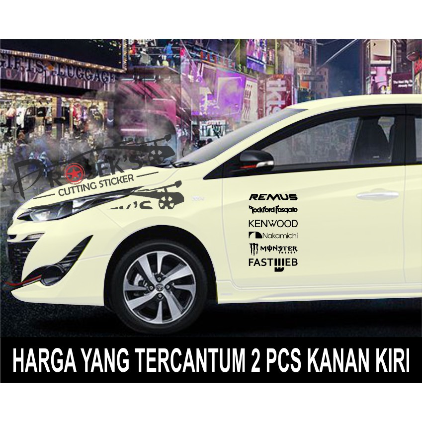 Termurah Cutting Sticker Mobil Stiker Tulisan Keren Racing Remuss