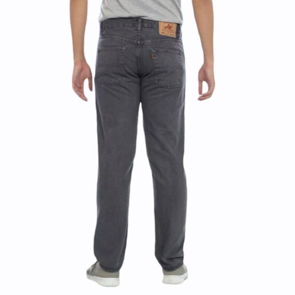 Produk Baru Jeans Reguler basic abu pria jins lea 606 terbaru Qaulity emba denim non streach cardianal tidak melar
