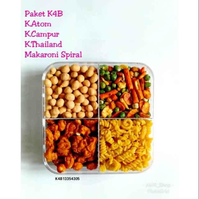 

Nut-Nut Tray Sekat 4 Paket K4B