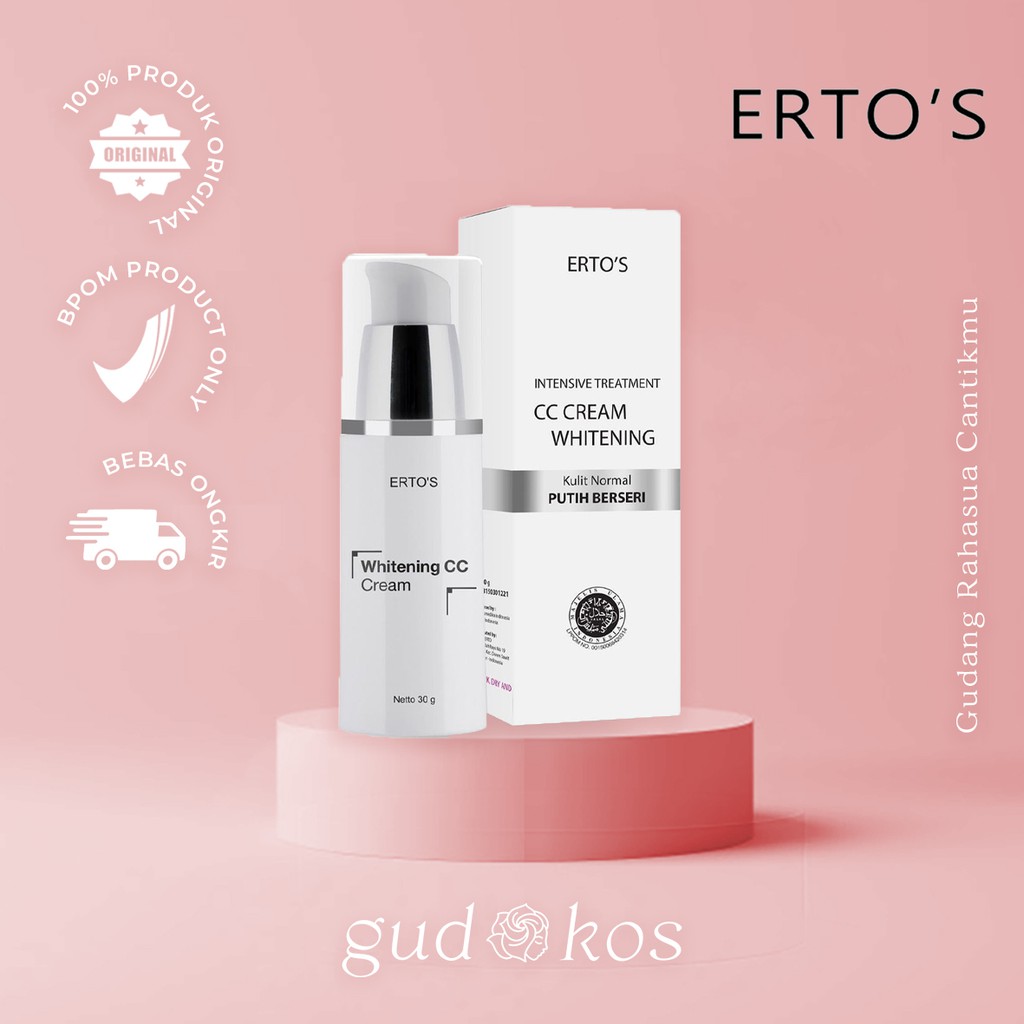 ERTOS CC Cream / ERTO'S CC Cream BPOM Original 100%