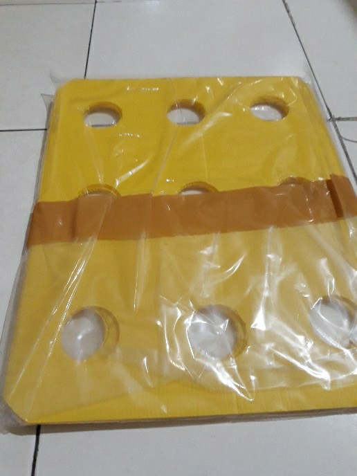 Impraboard / Penutup Bak Hidroponik (9 Lubang)