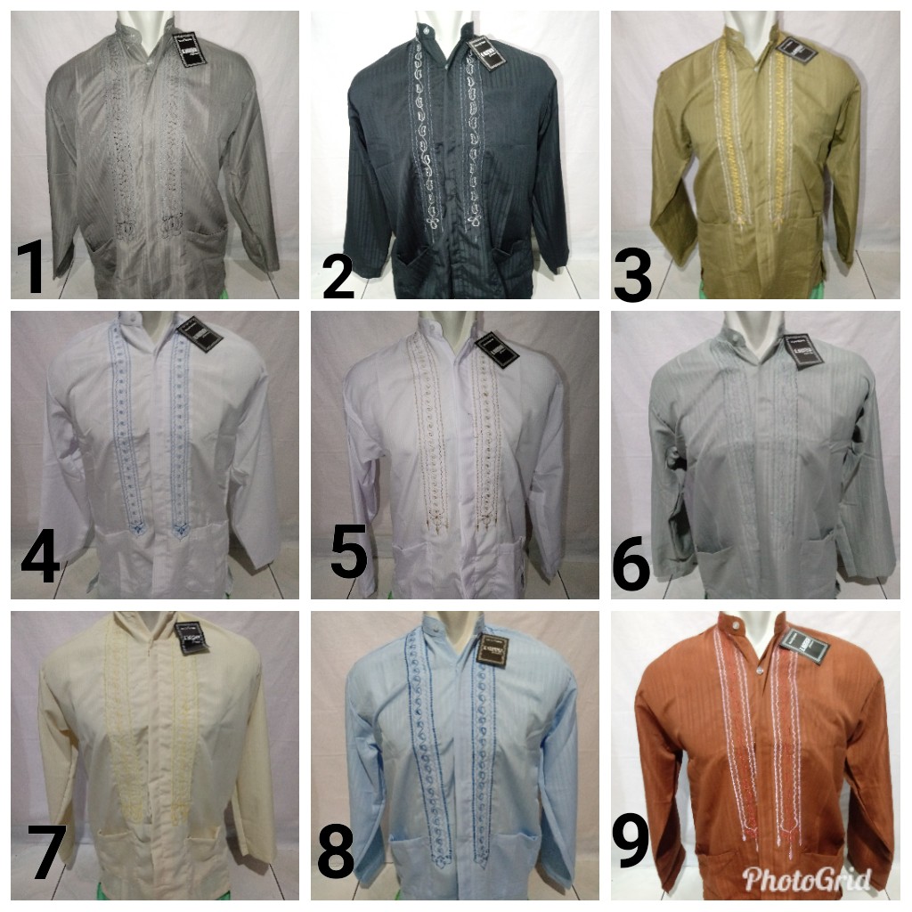 Baju Koko Lengan Panjang Adem Bapak-Bapak (Al-Maysithoh)