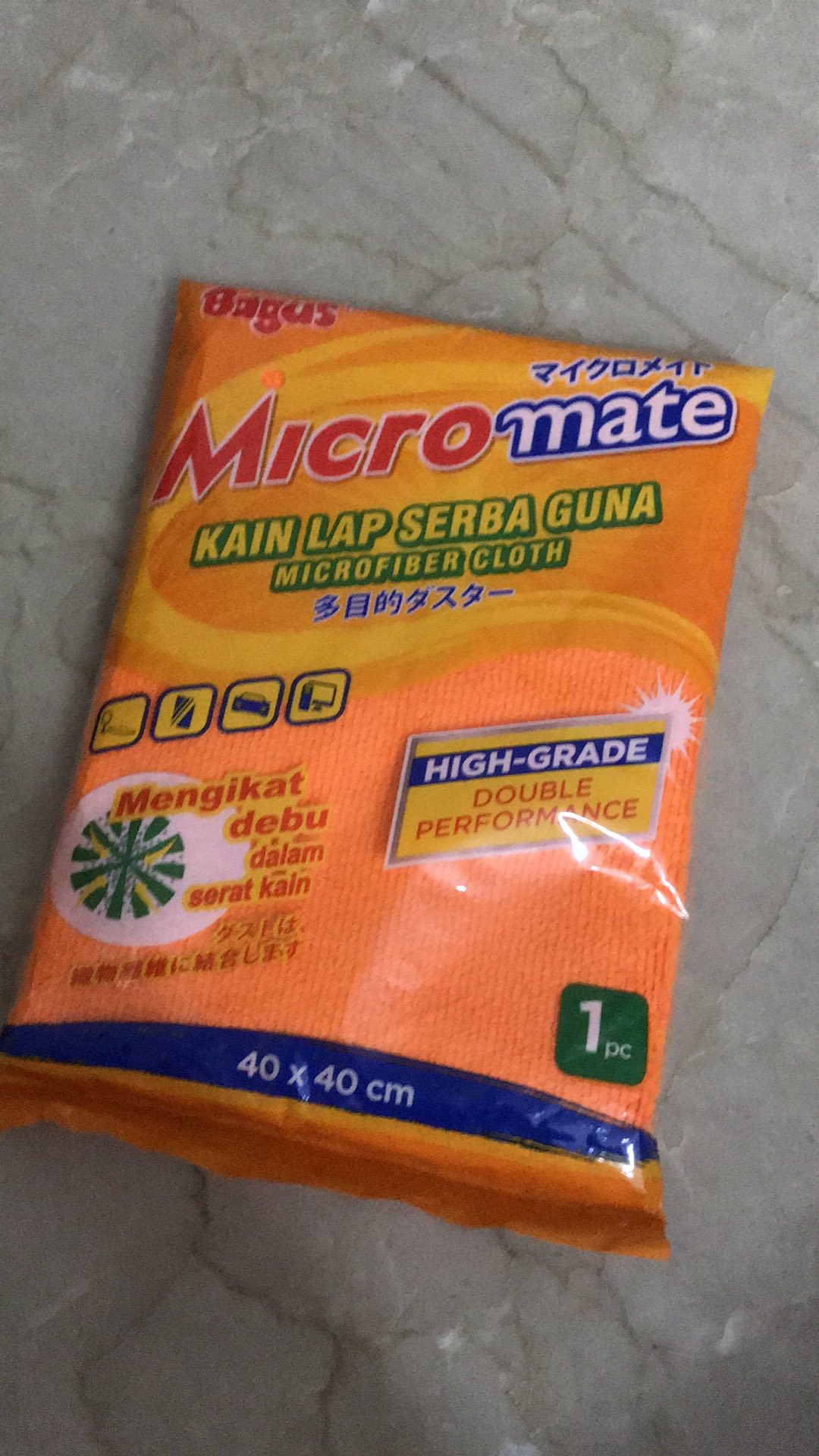 Bagus Micromate Kain Lap Serbaguna 301 (40 X 40 Cm)