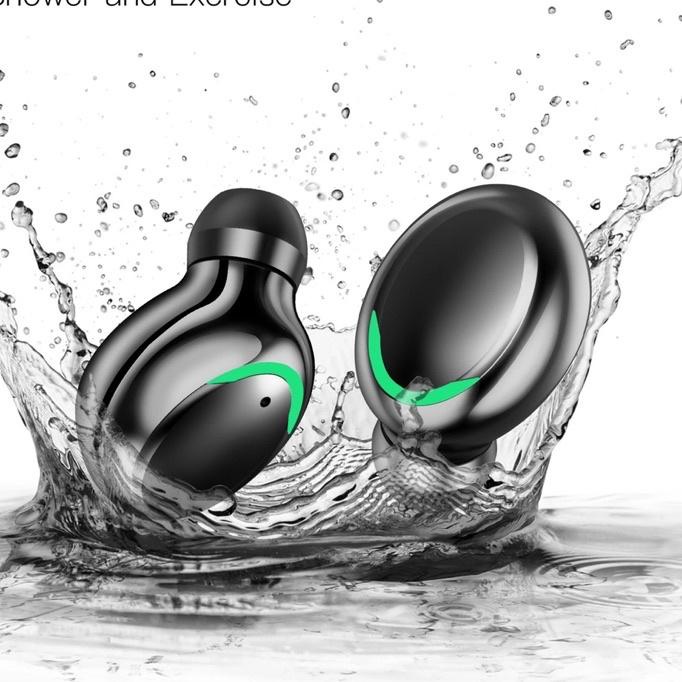 ۝ TWS Headset Bluetooth F9-5 LED Wireless Earphone Bass Handsfree Original Import ✻