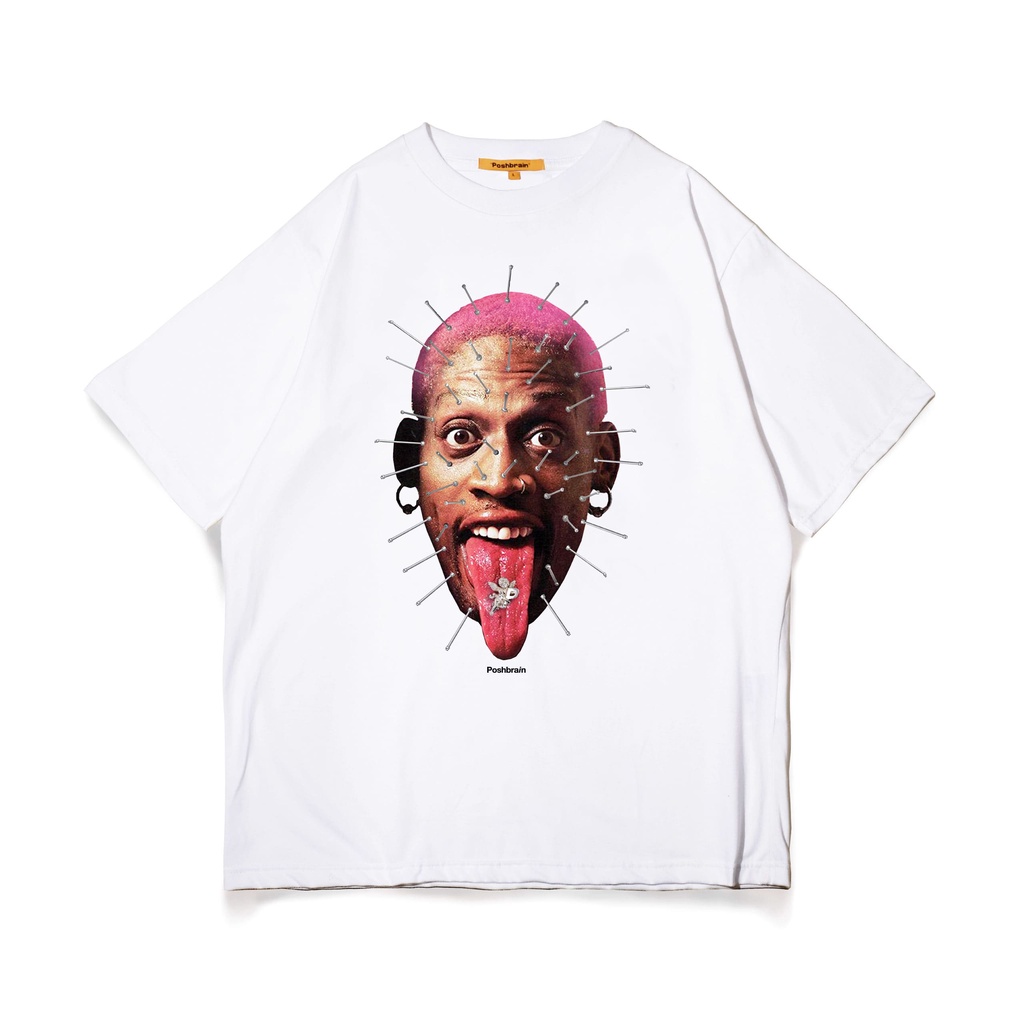 [COD] POSHBRAIN "RODMAN WH" T-SHIRT Original Tee