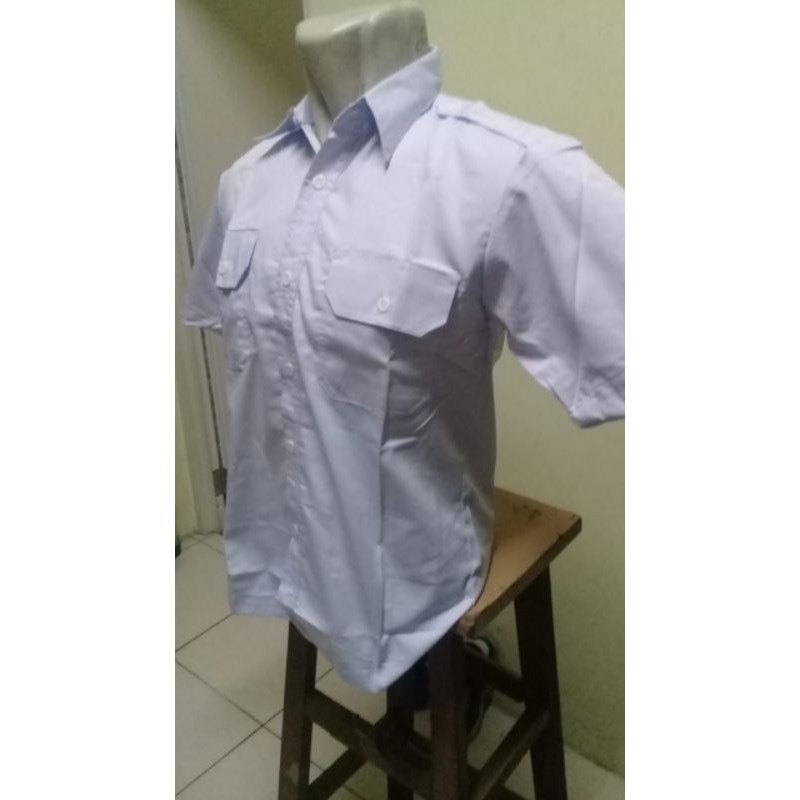 Baju PDH security|Kemeja PDH satpam|Kemeja security putih | Baju putih dishub | Kemeja dishub putih