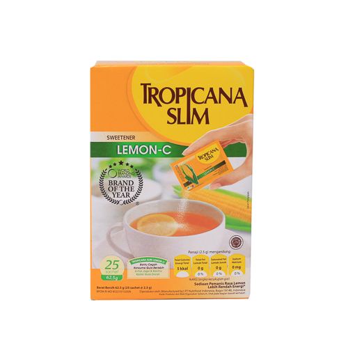 

Tropicana Slim Sweetener Lemon-C 25 Sachet