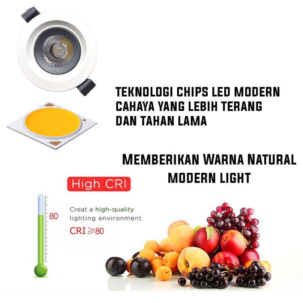 Lampu LED Plafon Sorot Spotlight COB Ceiling Spot Light 7W