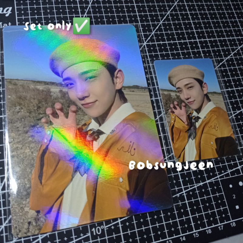 [READY] Set PC + Holo Photoframe POB Pre Order Benefit FTS Face The Sun Joshua Svt Seventeen Carat H