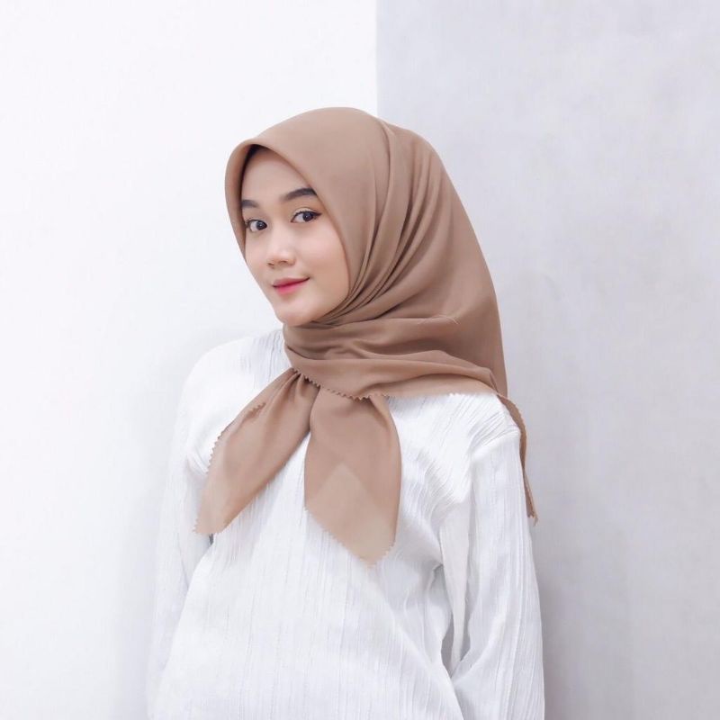 hijab segi empat paris premium laser cut