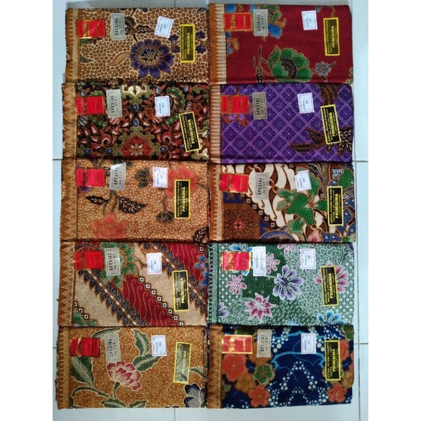 Kain Jarik Samping Tapih Batik Halus Panjang Cap Cent Primisima Topin