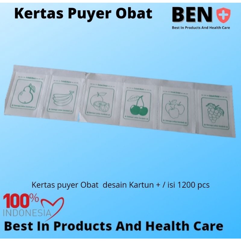 Kertas Puyer Buah Buahan