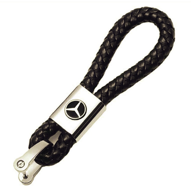 Gantungan Kunci Kulit Mercedes Benz