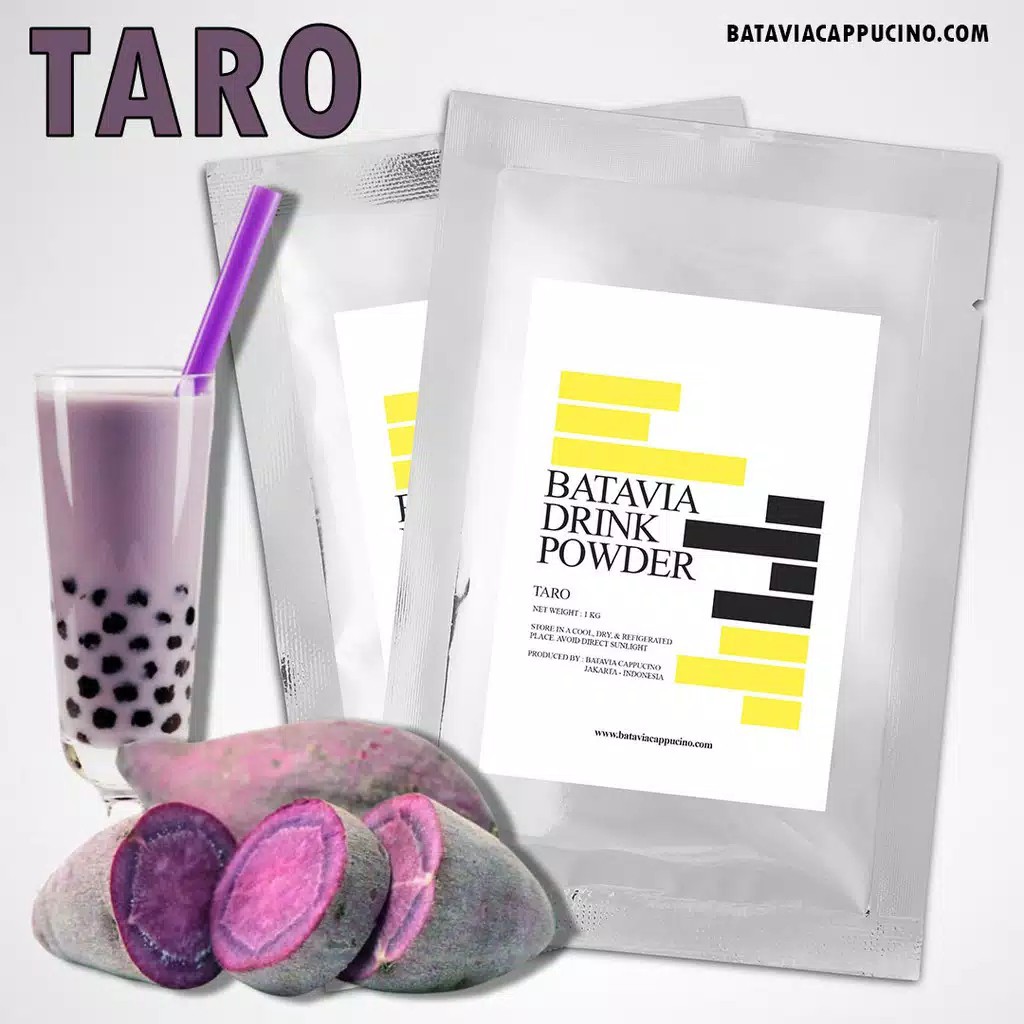 

Bubuk Minuman Premix Batavia Rasa Taro 1 kg