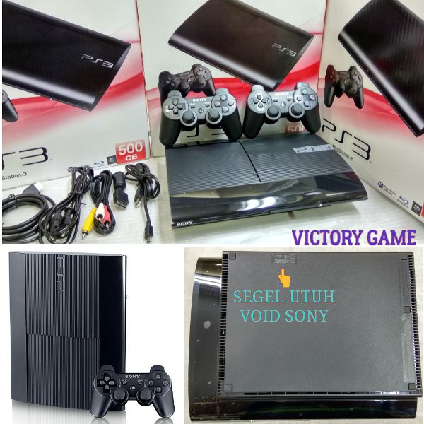 Paling Murah       PS3 PS 3 SONY PLAYSTATION 3 SUPER SLIM 500GB OFW FULL GAME