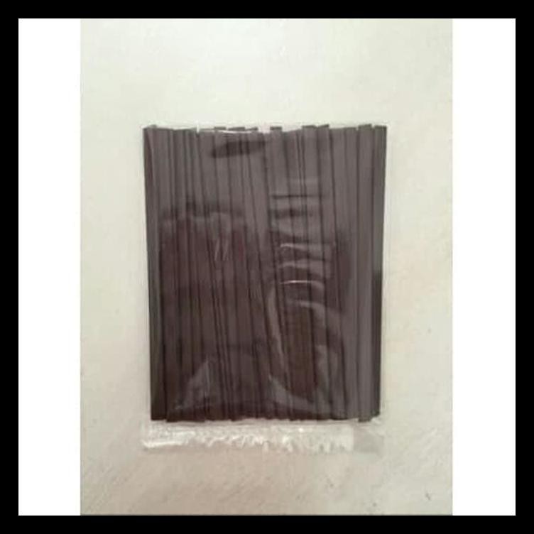 Sedotan Pipih ( Stirrer 12Cm ) / Sedotan Kopi 12Cm ( Isi 25Pcs ) Terbaik
