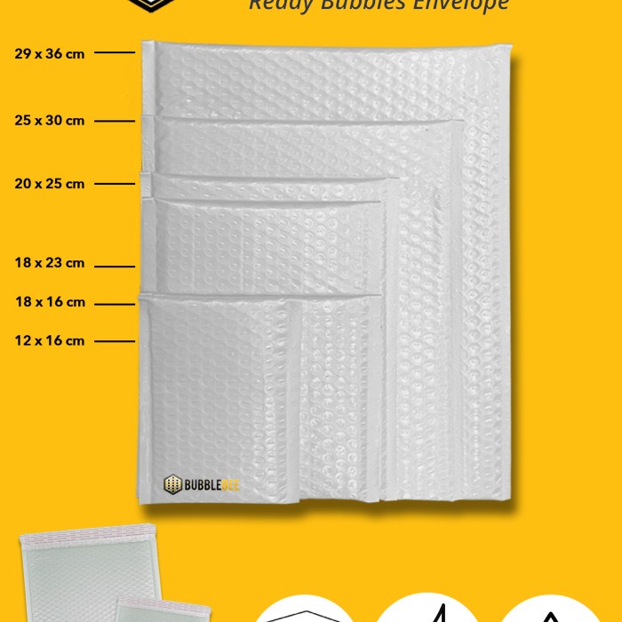 

MENYURAT-SURAT- BUBBLE AMPLOP PLASTIK - 12 X 16 -SURAT-MENYURAT.