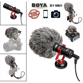 Microphone Boya BY MM1 Cardioid Shotgun mic DSLR Handphone