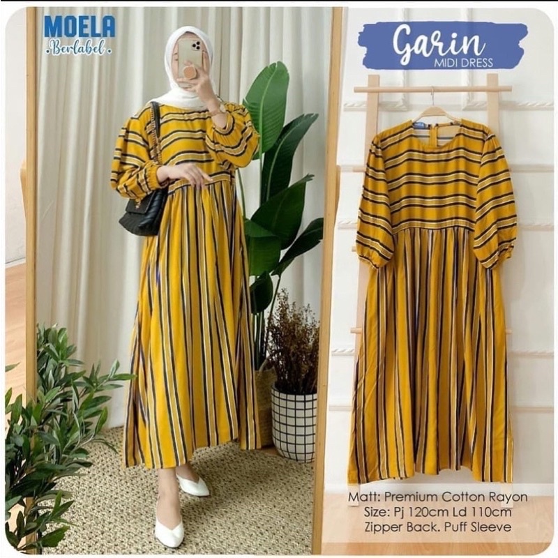 (RPA) ALL MIDI GAMIS DRESS RAYON UNIQLO PART 2-MIDI GARIN