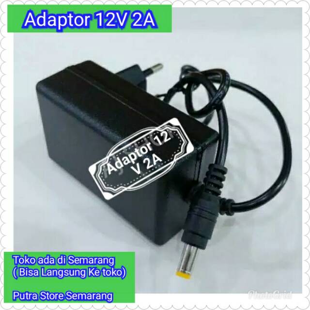 Adaptor 2A 12 V / 12 Ampere 12 Volt
