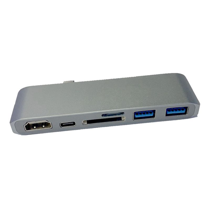 USB Hub 6 in 1 USB Type C with HDMI 4K &amp; Card Reader