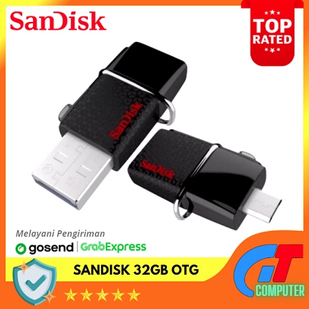 Sandisk 32GB Ultra Dual Flashdisk - Flash Disk Drive FD 32 OTG USB 3.0