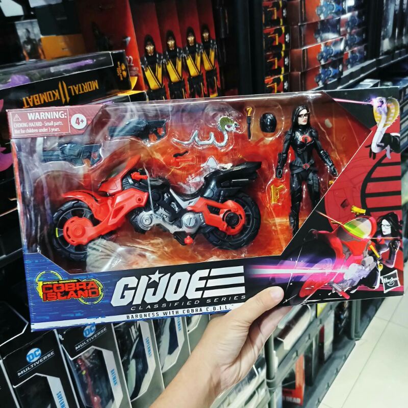 mainan action figureGi Joe baroness with cobra coil cobra islandoriginal hasbrofull artikulasiKBSqtp