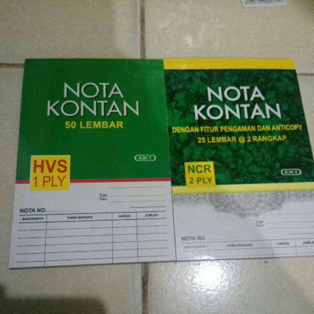 

Nota Kontan