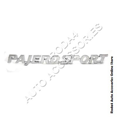 Emblem Logo Mobil Mitubishi Pajero Sport Chrome