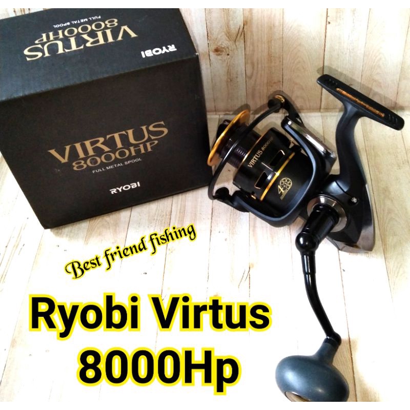 REEL RYOBI VIRTUS 8000HP ORIGINAL SUDAH POWER HANDLE