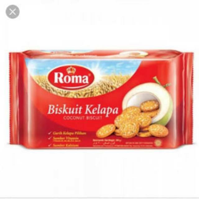 

Biskuit Roma kelapa kemasan pack 300gr