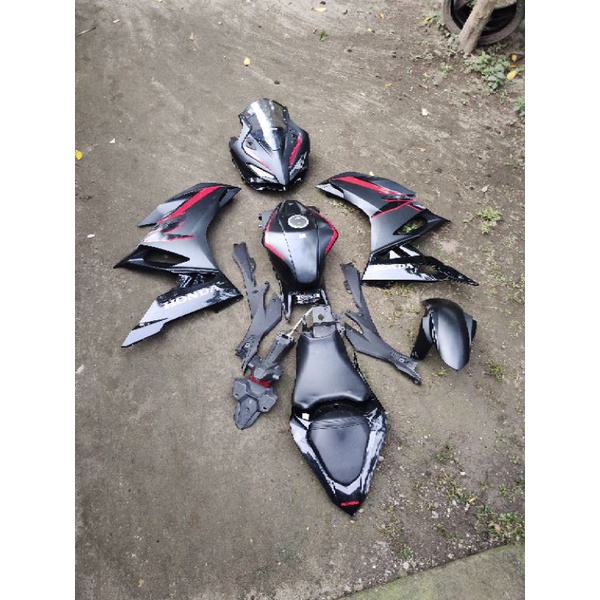 body cover fullset new CBR 150R facelift K45R tahun 2021 hitam