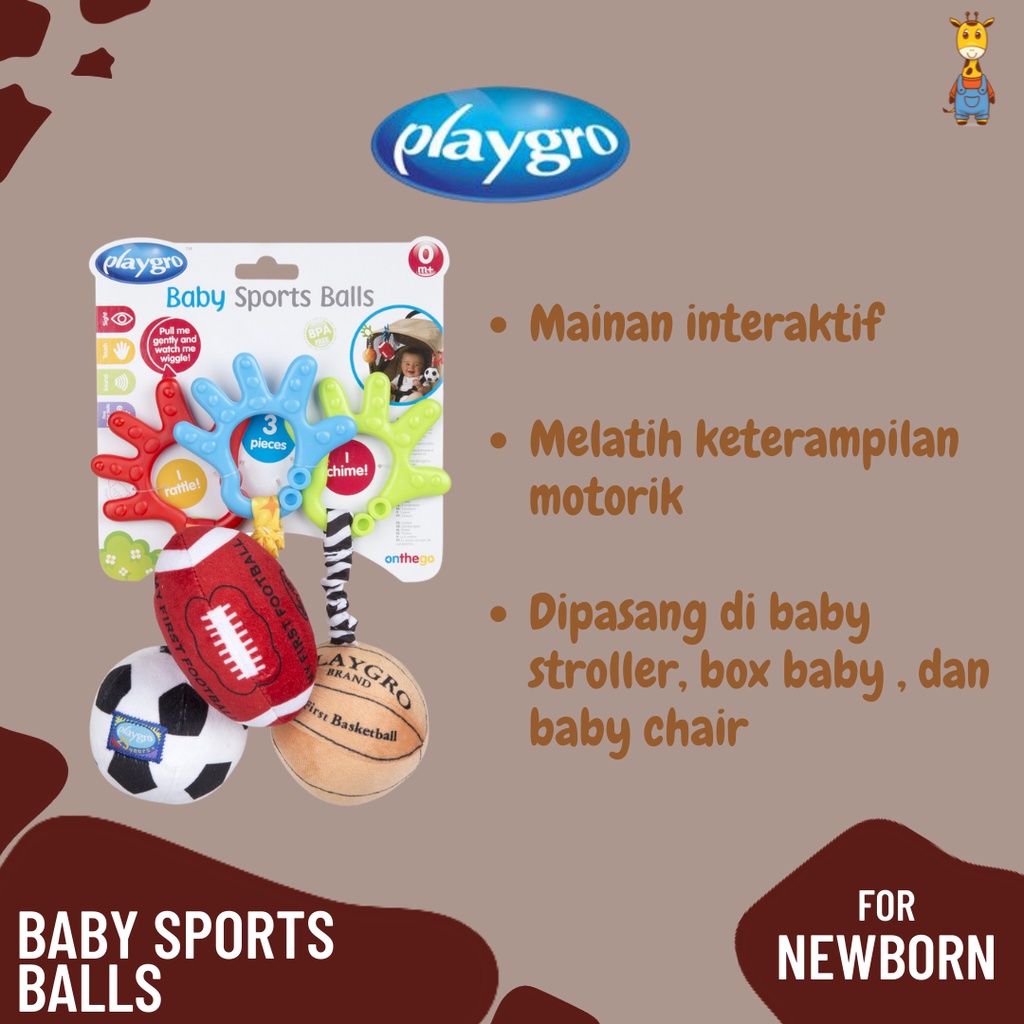 Playgro Baby Sport Balls