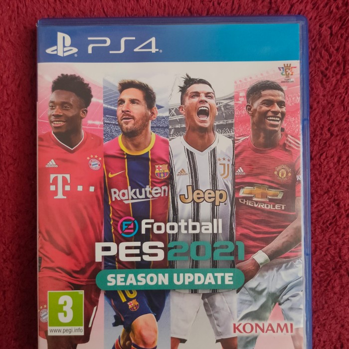 (READY) BD (Kaset) PS4 - PES 2021 Season Update Reg. 2