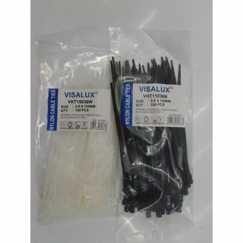 KABEL TIES TIS 100 , 150 , 200 , 250 , 300 ISI 100 PCS CABLE TIE TIS NYLON PENGIKAT KABEL