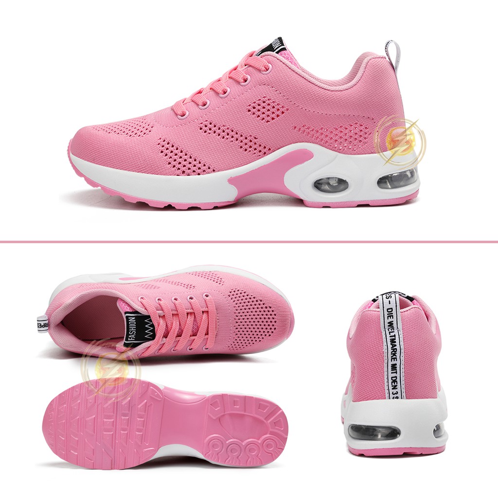 [COD] Sepatu Sneakers Wanita - Sepatu Fashion Kualitas Super Premium 202-PINK