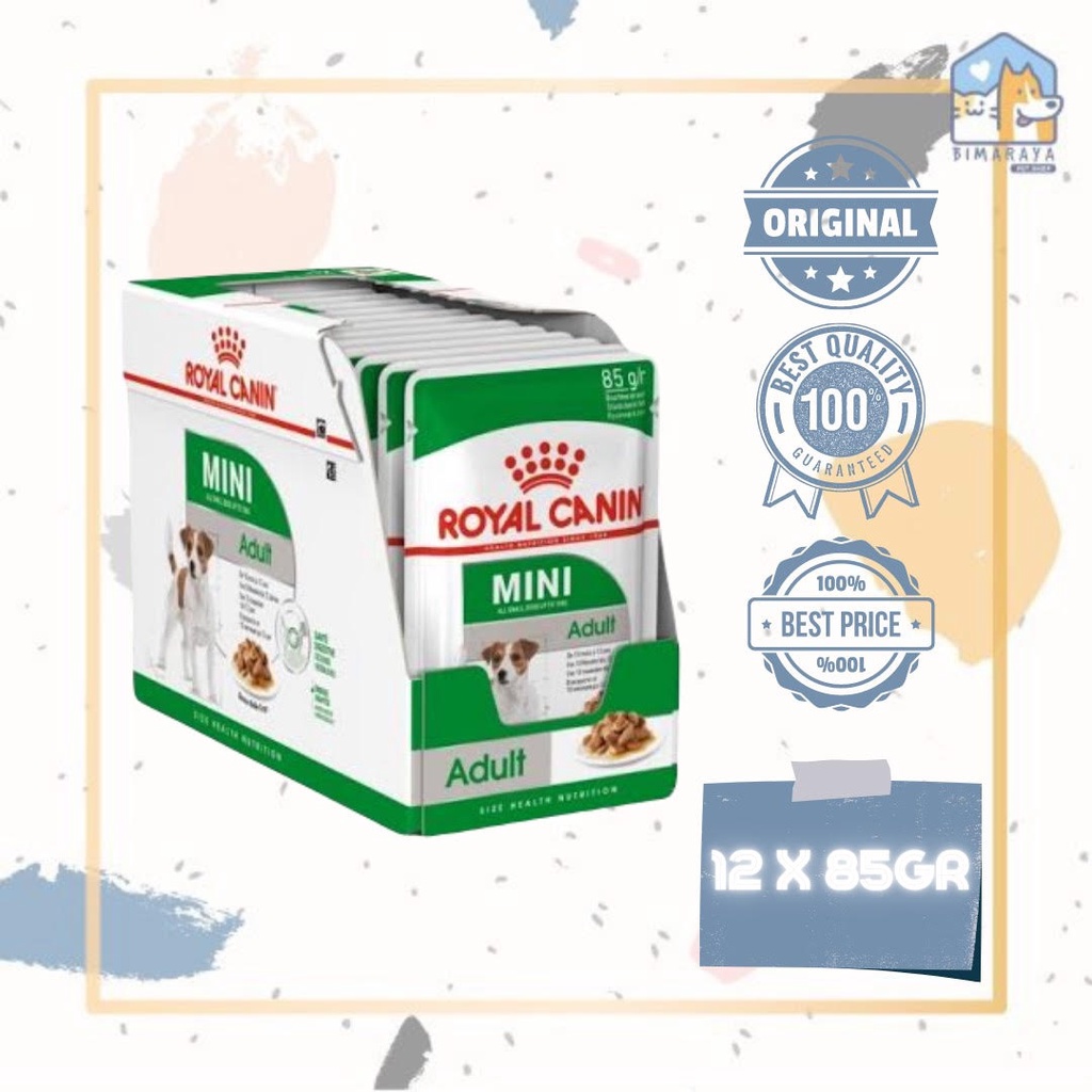 ROYAL CANIN MINI ADULT WET FOOD 12 X 85GR (BOX)