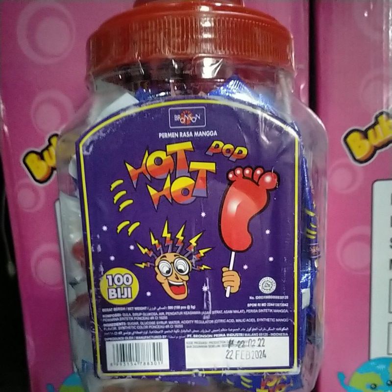 

permen kaki hot pop/pendekar biru