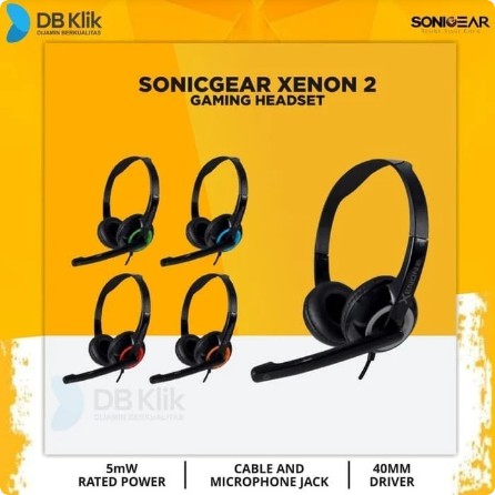 Headset SONICGEAR XENON 2&quot;original&quot;