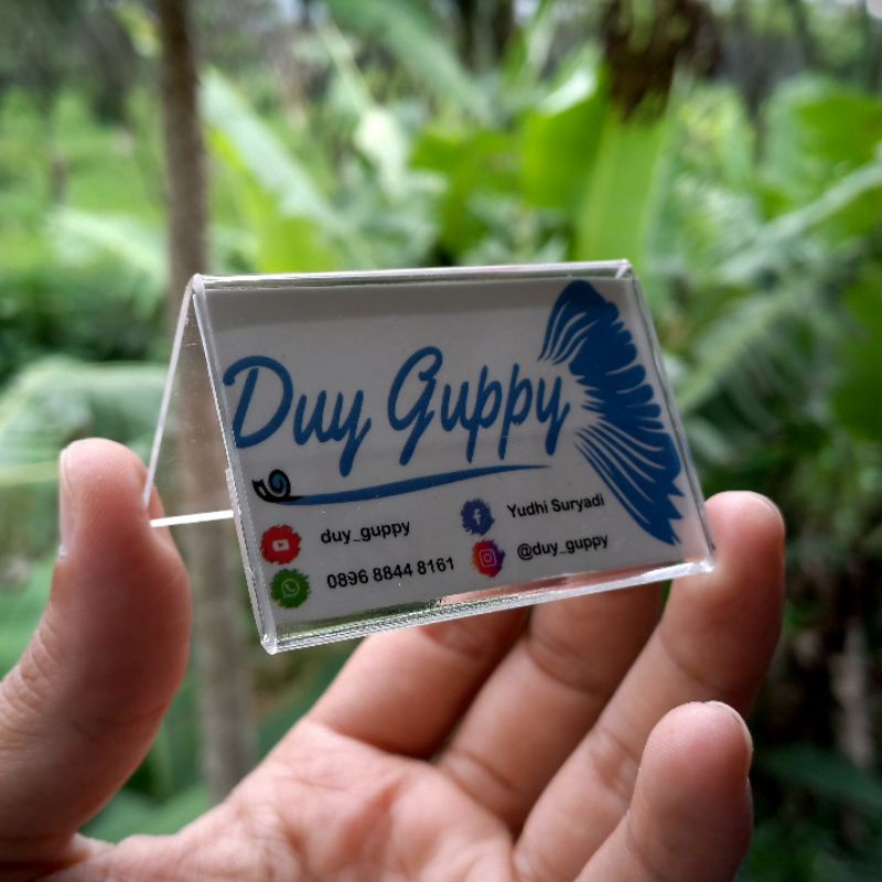 

stand display akrilik label harga (9x6cm)