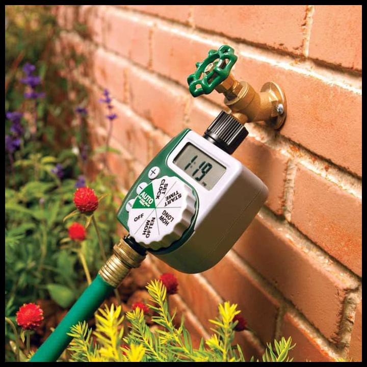 Digital Timer Kran Air Taman Otomatis/Sprinkler Timer Keran Taman Lcd