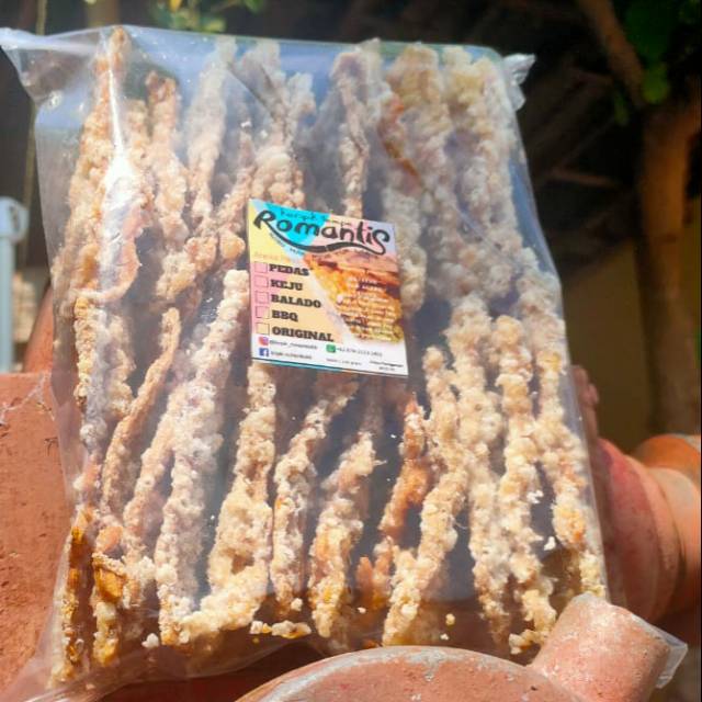 

Kripik tempe varian rasa (original) kemasan 400gram